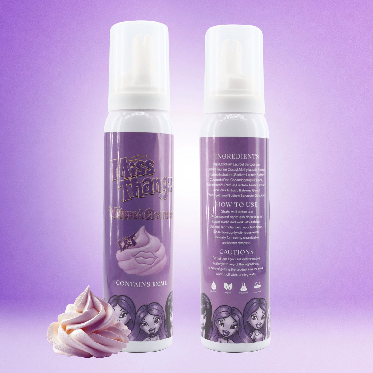 Whipped Thangs Lash Cleanser