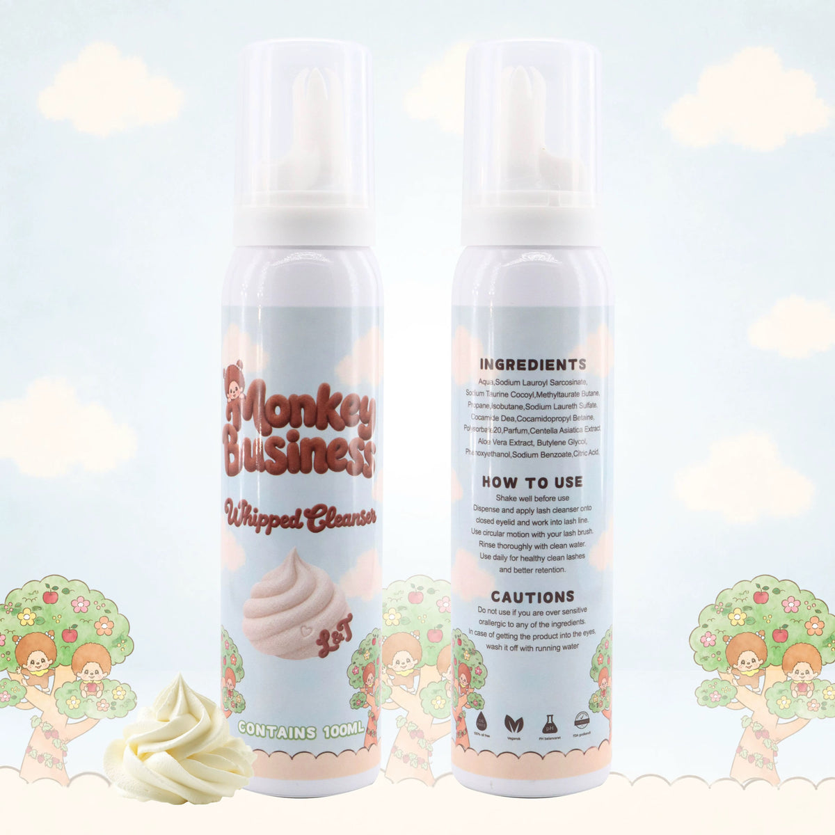 Whipped Thangs Lash Cleanser