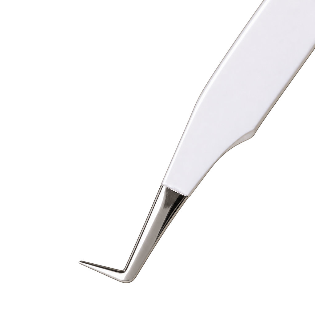 90 Degree Fiber Tip Boot Tweezer