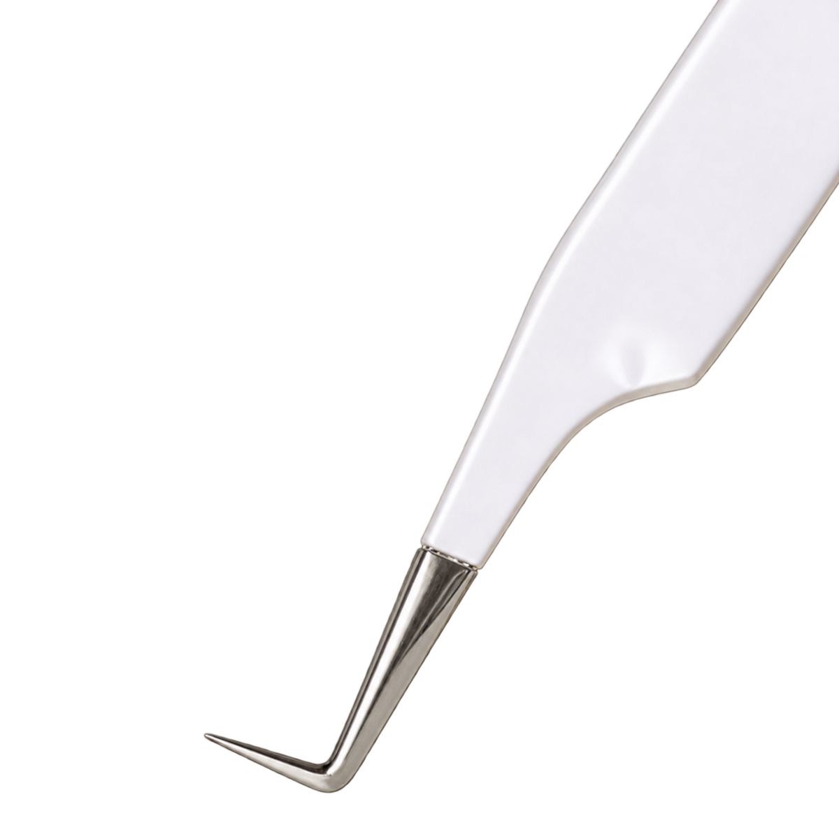 90 Degree Fiber Tip Slim Tweezer